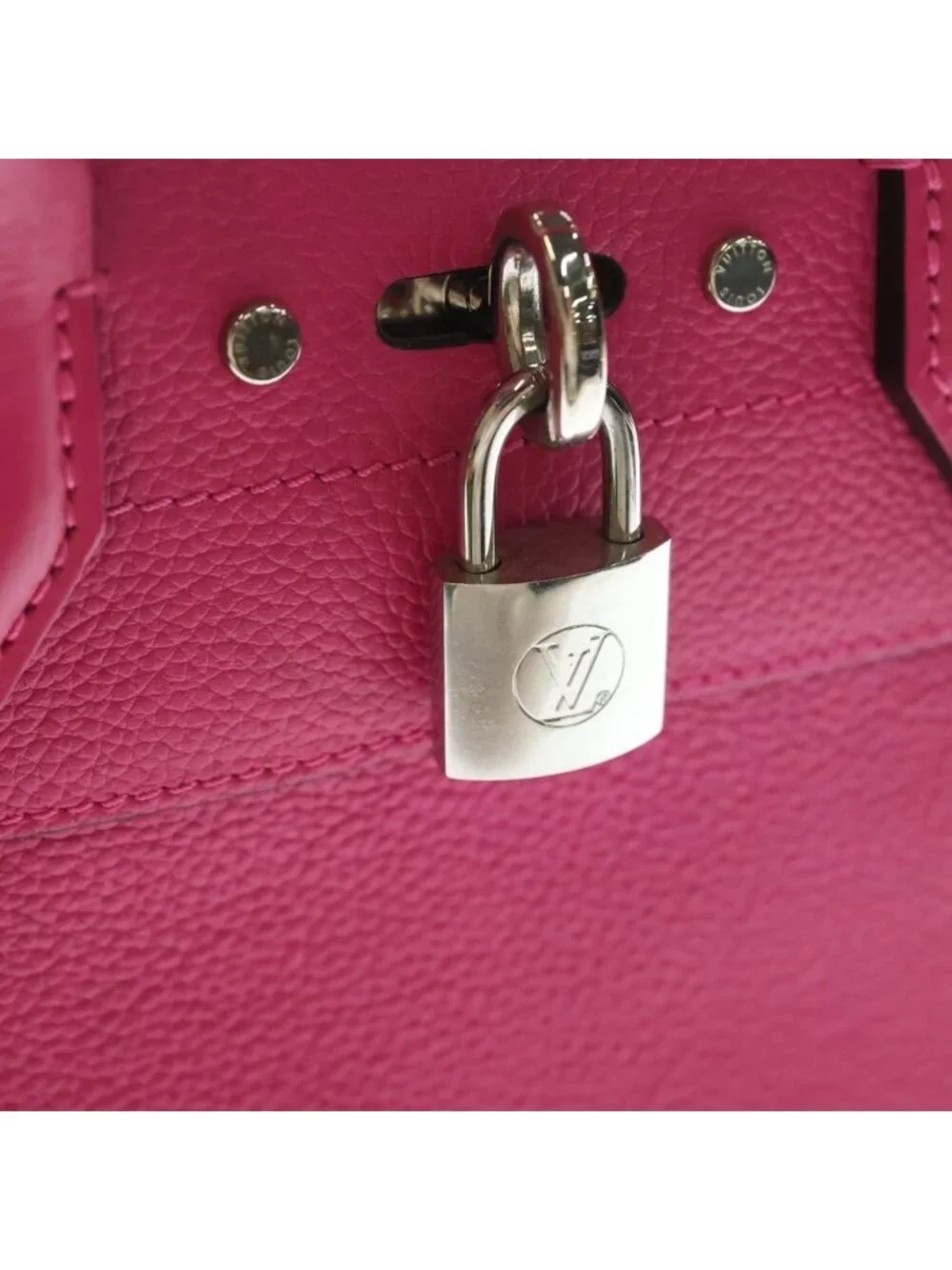Louis Vuitton City Steamer Mini 2-Way Bag Silver Pink